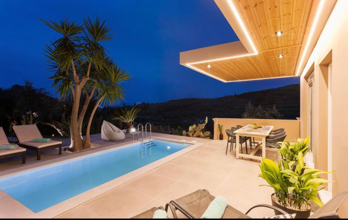 Olive Garden - Private Heated Pool Vacation Home Platanés Zewnętrze zdjęcie